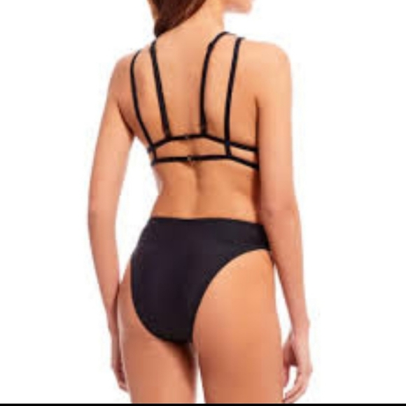 Gianni Bini Senorita plunge one piece swimsuit - Picture 2 of 10